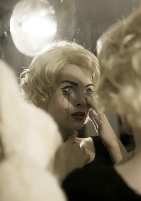 Marilyn behind the scene